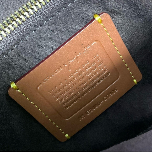 Coach X Jennifer Lopez JLo Hutton Shoulder Bag Colorblock Snakeskin Detail C0805 - Picture 10 of 11